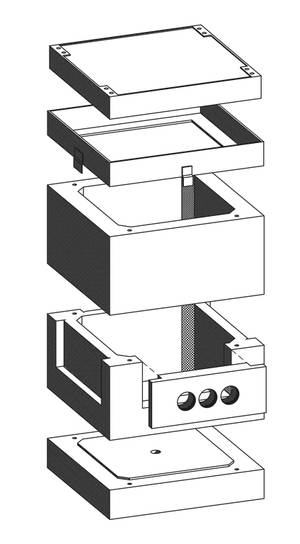 Kabelaufbauschacht Gr. 2