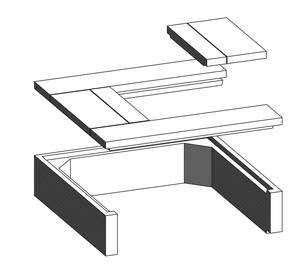 Abdeckplatten für Einfassungsrahmen