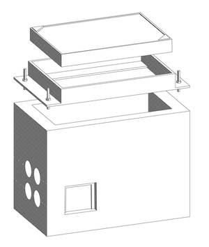 Muffenschacht 80/40