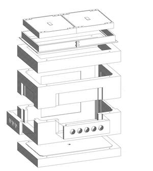 Kabelaufbauschacht Gr. 5a